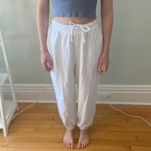 White H&M sweatpants